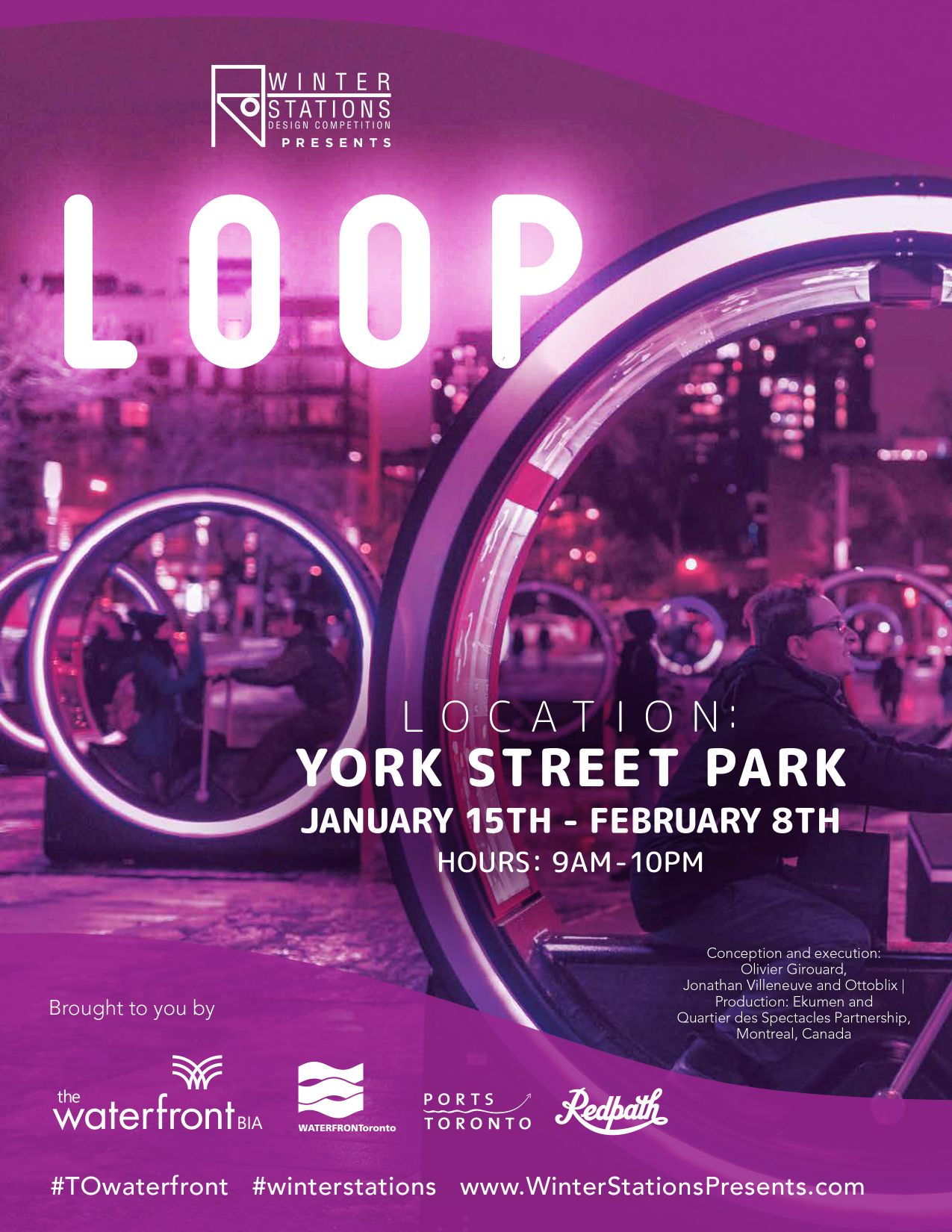 Waterfront BIA Winter Stations Loop Ad